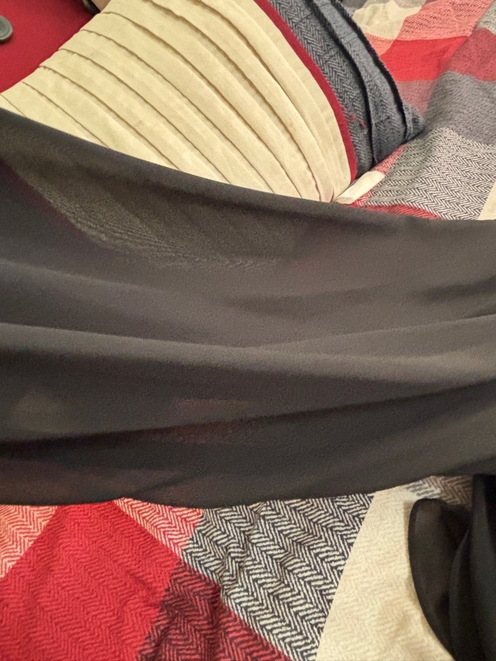 Black Tiered Ruffle LS Dress with Gemstone Accents/Shear Sleeves - Size 14 - Picture 6 of 6
